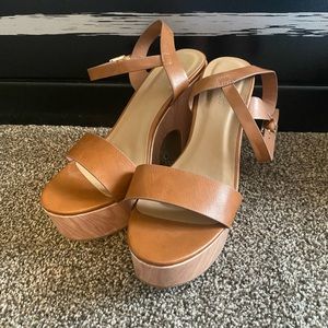 Bamboo wedges only worn once